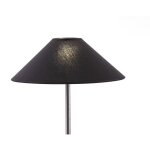 Abat - jour bas inclin� 35x9x18 coton noir