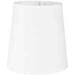 Abat - jour - conique - blanc - pour lampe - base 15 cm - culot e14 avec r�ducteur