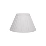 Abat - jour pliss conique gracieuse pince beige (14x8x9. 5)