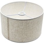 Abat - jour cylindrique tissu en lin pour lampe de table lampadaire lampe de chevet lampe de suspension ...