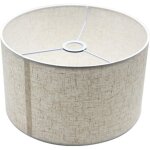 Abat - jour cylindrique tissu en lin pour lampe de table lampadaire lampe de chevet lampe de suspension ...