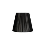 My lamp - abat - jour conique wire indira black clamp (14x8x9. 5)