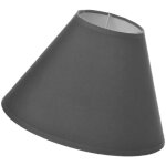 Abat - jour conique gris foncé 25 cm Abat - jour conique gris foncé 25 cm