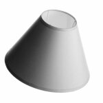 Abat - jour conique gris 25 cm Abat - jour conique gris 25 cm
