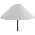Abat - jour inclin� 35x9x18 blanc coton
