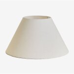 Abat - jour en lin minorque sklum blanc �40 cm