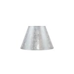 Abat - jour lourdes conique argent� 15dx8dx12h clamp