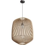Rendez - vous dco - abat - jour naturel pour suspension en rotin d40 cm - hajar