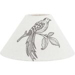 Abat - jour oiseau brod�