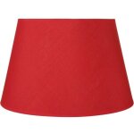 Abat - jour - ostaria - rond - rouge - base 35 cm - culot e27
