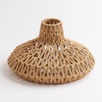 Abat - jour en papier tress� maslany sklum naturel