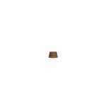 Abat - jour salma clamp dark wood 10dx8dx8h conique ouvert