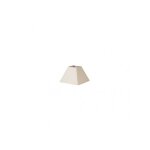 Abat - jour pyramide mezzo e27 beige 15dx8dx11h tissu popeline