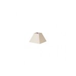 Abat - jour pyramide mezzo e27 beige 17dx8dx13h tissu popeline