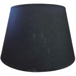 Abat - jour - rond - noir - pour lampe - base 35cm - culot e27 avec r�ducteur