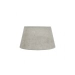Abat - jour salma e27 gris ciment 35dx25dx20h conique ouvert