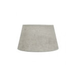 Abat - jour salma e27 gris ciment 40dx30dx25h conique ouvert