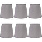 Jeffergarden abat - jour simple en tissu moderne, 6 pices, abat - jour artistique pour lustre  vis ...