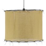 Abat - jour pour suspension en coton riad grand safran Abat - jour pour suspension en coton riad grand safran