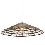 Abat - jour pour suspension tsylia en jute - ? 80 cm - naturel