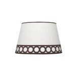 Abat - jour dalia e14 beige / brun. diam�tre : 25 x 20 x 15 cm, multicolore, taille unique. - fabrilamp ...