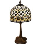 Abat - jour tiffany en vrac s�rie pedrera d - 20cm