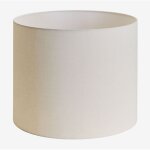 Abat - jour en tissu arlina sklum blanc cass� �50 cm - ?40 cm