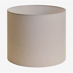 Abat - jour en tissu arlina sklum gris taupe clair �50 cm - ?40 cm
