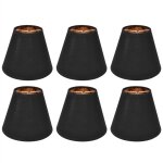 Jeffergarden abat - jour en tissu � clip, 6 pi�ces, pour lustre de table e14, applique murale, d�cor ...