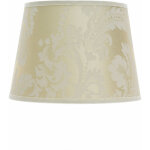 Licht - erlebnisse - abat - jour en tissu �cru d�cor� de motifs baroques au style classique pour lampes ...