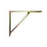 Abat - plan carr� pliant acier bichromat� 40x52cm