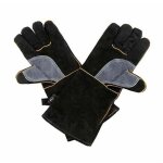 Abc - gants rsistants au feu et  la chaleur extrmes, cuir avec coutures en kevlar, parfaits pour chemine, ...