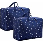 2 pices 105l sac rangement vetement, tiroir de lit, tanche sac de rangement sous lit pour couette oreillers ...
