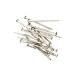 Aboutils - 400 clous bardage inox a2 2. 5x60 en vrac t�te bomb�e crant�s 1kg