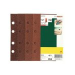Abrasifs 93x185 assortis par 25 2607019495 - ponceuse