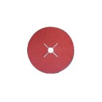 Vsm - abrasifs en disques fibre cramique kf760 diamtre 125 mm alsage 22 mm grain 80 en bote de 50 ...
