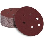 Abrasif et papier de verre lot de 50 disques de pon�age auto - adh�sifs de 150 mm - 15, 2 cm - papier ...
