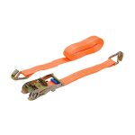 Abtech - sangle d'arrimage � cliquet 2 tonnes - 10m x 35mm - crochets ferm�s