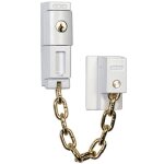 Abus - entreb�illeur � chaine et cl� coloris blanc