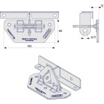 Abus - fermeture de portes sectionnelles ou basculante 138 gatesec