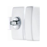 Abus - verrou v83 cb 45 w ek - coffre blanc, g�che en acier, pene en acier chrom� - double cylindre