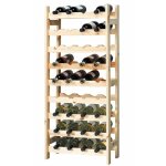 Ac - deco - porte bouteilles en bois - meuble de rangement pour bouteilles - livraison gratuite