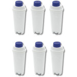 Accessoire lot de 6 filtre � eau pour delonghi dlsc002 certifi� t�v pour dlsc002, ser3017 & 5513292811 ...