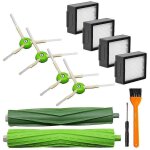 Accessoire pour aspirateur 12 pi�ces pour irobot roomba i7 e5 e6 i3 rouleau brosse c�t� brosse filtre ...
