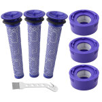 Accessoires pour aspirateur dyson v7 v8 avant × 3 + arrière × 3 + brosse blanche Accessoires pour aspirateur dyson v7 v8 avant × 3 + arrière × 3 + brosse blanche