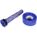 Accessoires pour aspirateur dyson v7 v8 - jeu de 2 pices (filtre avant + filtre arrire)