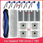 Accessoires pour aspirateur robot t80 omni / t80 : brosse lat�rale principale, filtre hepa, rouleau de ...