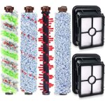 Accessoires bissell crosswave - 4 brosse principale + 2 tamis filtrant 1866 1868 1926 1785