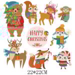 Accessoires couture, happy christmas iron on transfers stickers set patchs de transfert de chaleur conception ... Accessoires couture, happy christmas iron on transfers stickers set patchs de transfert de chaleur conception ...