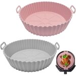 Accessoires cuisine et cuisson - 2 pices trs large panier en silicone accessoires de friteuse nouveau ...